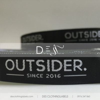 Nhãn dệt 2 da Shop Outsider Q.1